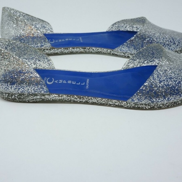 Jeffery Campbell Jelly Love glitter Flats 10 - Picture 4 of 5